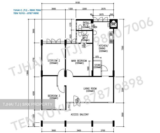Blk 646 Yishun Street 61 (Yishun), HDB 4 Rooms #208095501